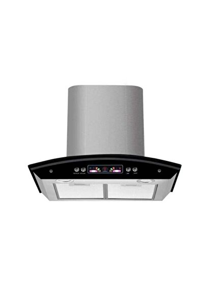 Wonderful-kitchens Touch Control Glass Cooker Hood Thermal and Permanent Stai...