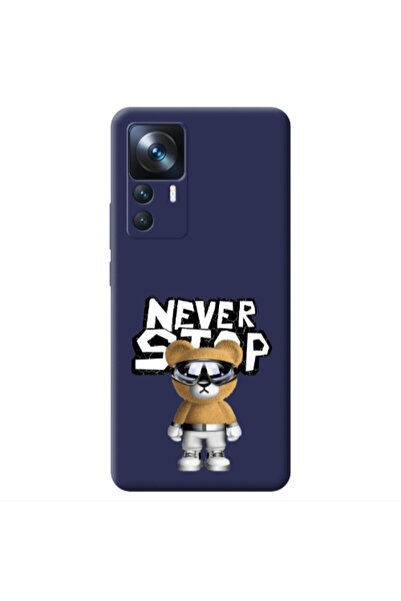 Other Xiaomi Mi 12T Never stop Dark blue Colored Silicone TPU Θήκη