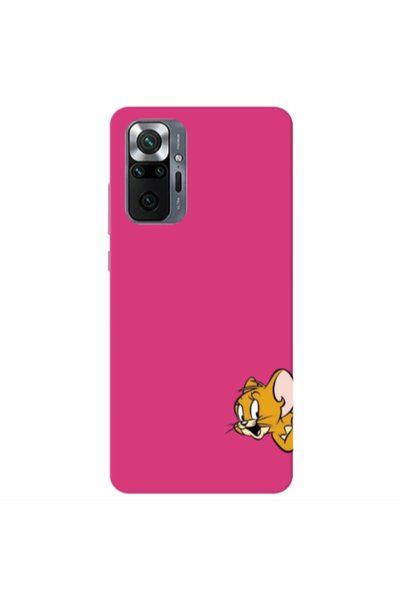 Other Xiaomi Redmi Note 10 Pro 4G Jerry 2 Fuchsia Colored Silicone TPU Θήκη