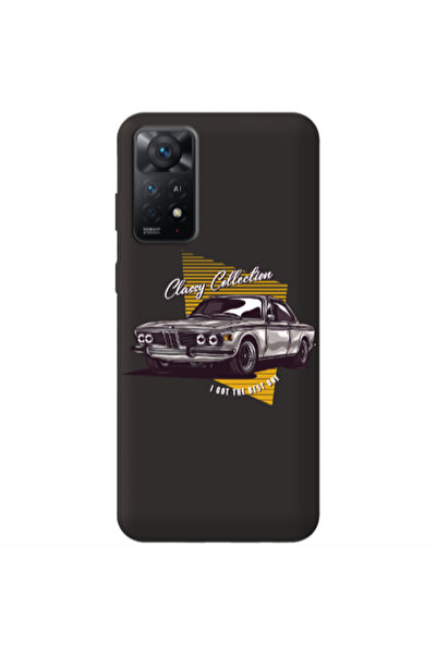 Other Xiaomi Redmi Note 11 4G Classy Collection Black Colored Silicone TPU Θήκη