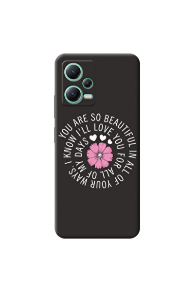 Other Xiaomi Redmi Note 12 Pro 5G Your Ways Black Colored Silicone TPU Θήκη