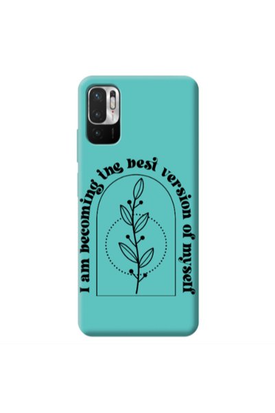 Other Xiaomi Redmi Note 10 Pro 5G I am Becoming Turquoise Colored Silicone TP...