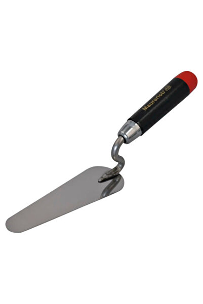 OEM Mistrie rotunjită tip limbă de pisică Maurerlob 140mm, mâner din lemn