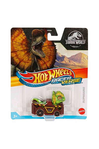 BARBİE & HOT WHEELS BY ARENA سيارات ريسر فيرسي الفردية HKB86 - Hkd34 ديلوفوسوروس
