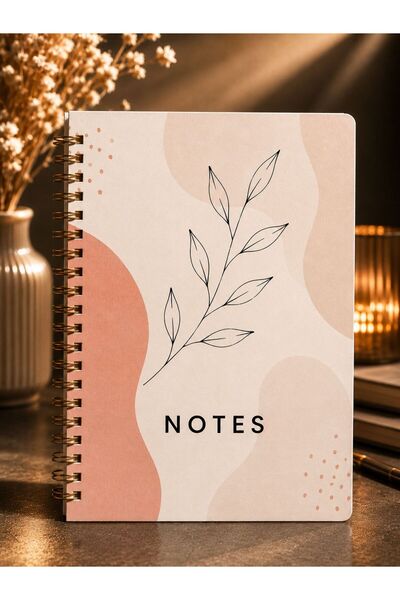 NİORE A5 Spiral Bound 120 Pages Lined Paper Notebook