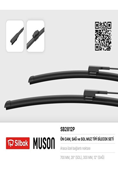 Silbak SILECEK SILGI SUPURGESI MUZ TIPI ON TAKIM 700+300mm RENAULT CLIO 5 2019>
