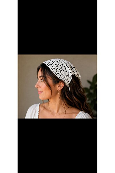 neşeli eller Women's Knitted Bandana