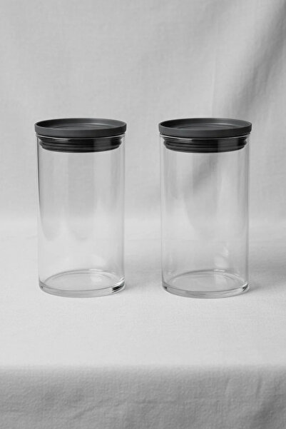 Paşabahçe Breakfast 2-Piece Glass Storage Container with Plastic Lid 785 ml