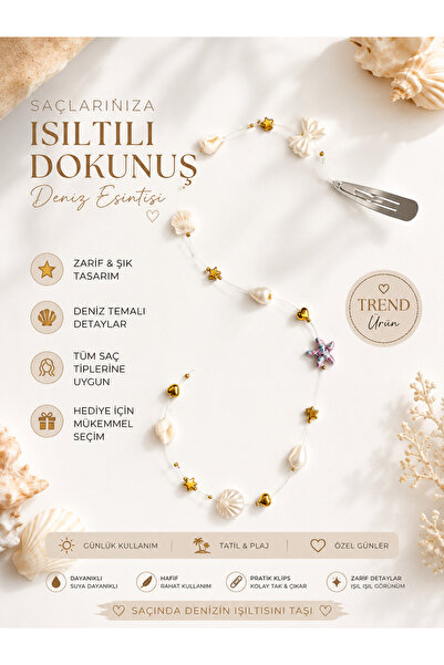 TUTU DESİGN Hair bead snap buckle model