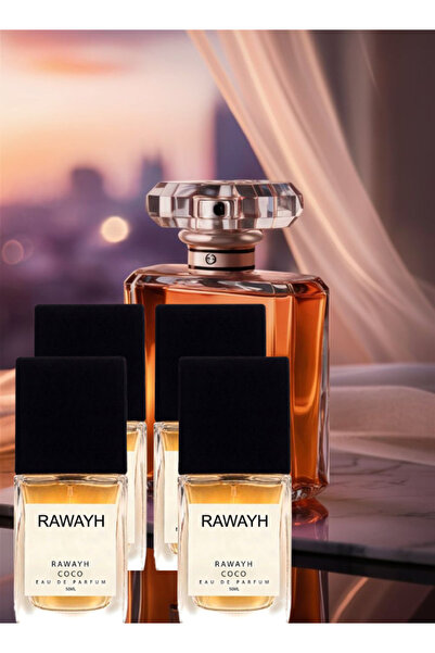 RAWAYH 4 قطع عطر كوكو 50 مل