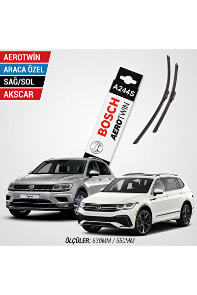 AKSCAR BOSCH AEROTWİN Vw Tiguan Ön Silecek Takımı (2016-2023)