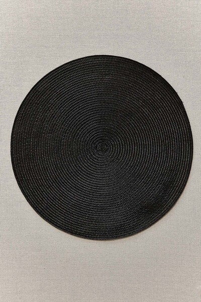 Paşabahçe Zero American Service Plate Black, Stylish Tableware Accessory