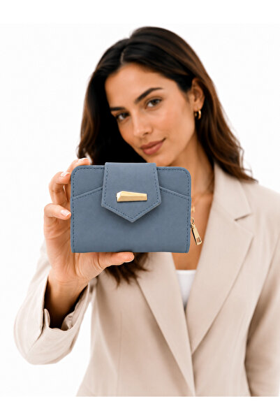 Mondschein Glanzia Luna Sky Women's Wallet Zippered Card Holder Compact Walle...