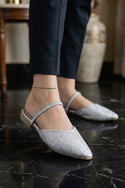 Modafırsat Women's Daily Ballet Flats Inside-Out Office Sandals Shoes