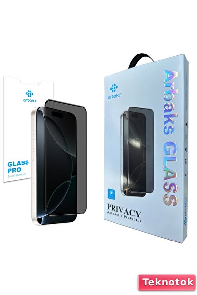 TEKNOTOK POCO X6 Pro Hayalet Antistatik ESD Cam Tam Kaplayan Ekran Koruyucu A...
