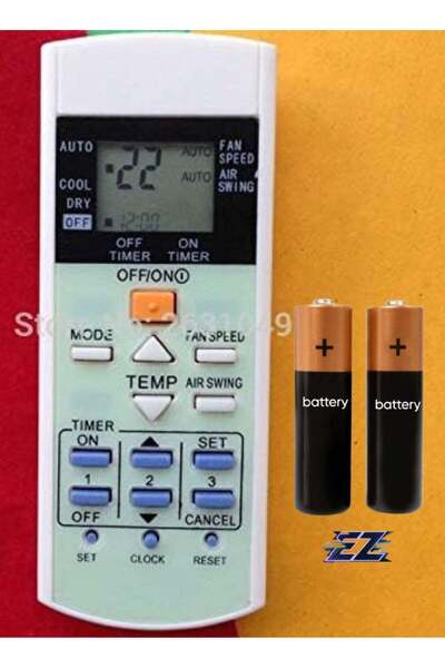 ELTRAZONE Air Conditioner Remote Control A75C3297 for Panasonic A75C3407 A75C...