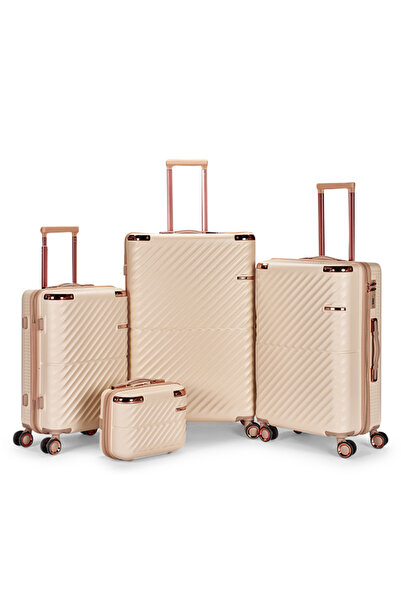LİMRA Luxury 4-Piece Trolley Luggage Set with Modern Design and Durable Mater...