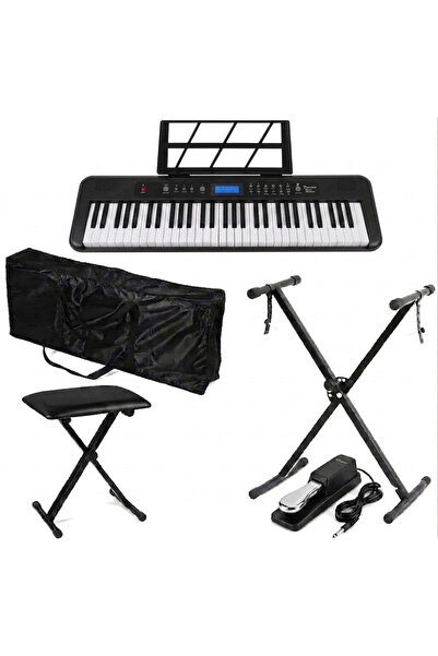 MegArya Beginner Combo Of Aiersi A828 Touch Response 61 Keys Beginner Keyboar...