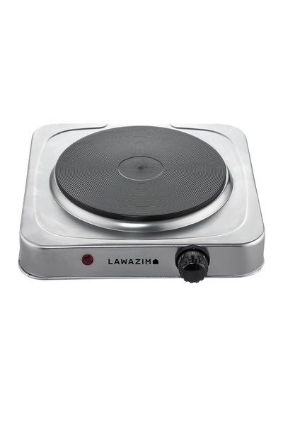 Lawazim Single Electric Hot Plate 1500W with Cast Iron Heating Plate for Cook...
