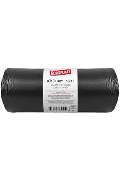 Yıldızan Zg Store Economical Industrial Large Black Garbage Bags 10-Pack 65×8...