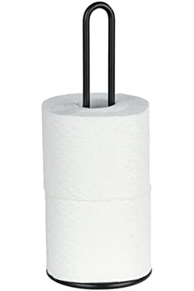 Yıldızan Ysf Shop Kitchen Roll Holder, Freestanding Black 188675