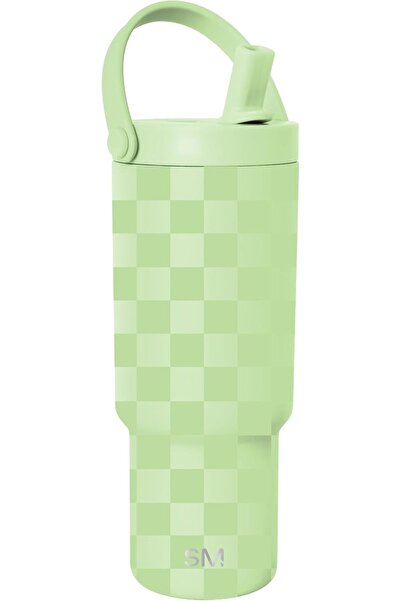 Yıldızan Modern Kids Trek Pivot Thermos 0.7 L - Lime Checkmate 931845