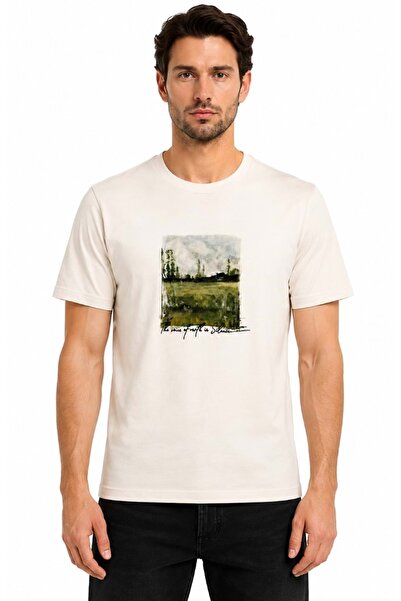 Mavi M0613517 Printed T-Shirt Men's T-Shirt White