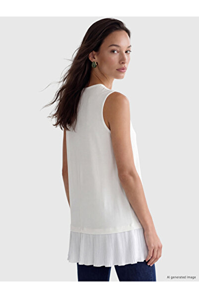 LC Waikiki Crew Neck Pleated Women's Tunic