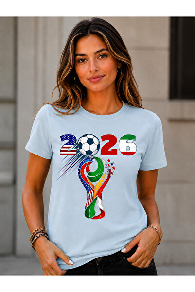 VODEXA Unisex Oversize T-Shirt World Cup Printed 100% Cotton T-Shirt Comforta...