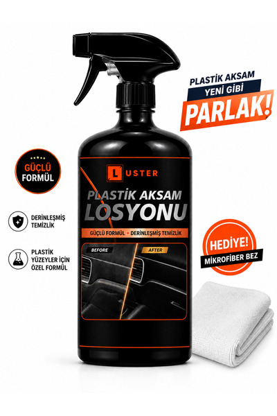 Luster Plastik Aksam Losyonu 500 ml | Torpido ve Plastik Yenileyici | Mat & D...
