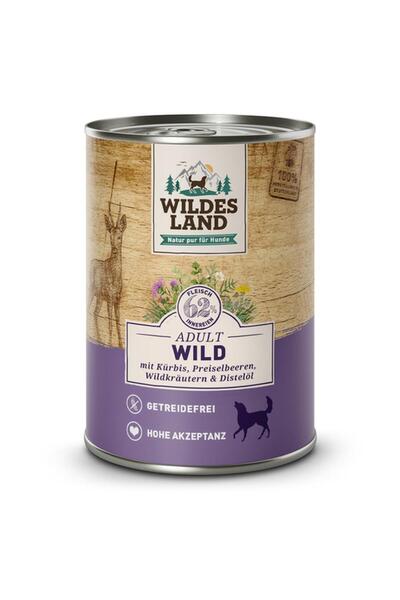 Wildes Land Hrană umedă pentru câini adulți |   Carne de vânat (Monoproteină)...