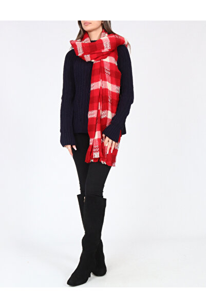 Evendi Scarf, Red/White