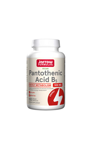 Jarrow Formulas Acid Pantotenic B5 500mg 100 Capsule