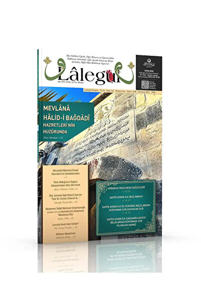 Ahıska Yayınevi Lalegül Dergisi 161. Sayı Temmuz 2026