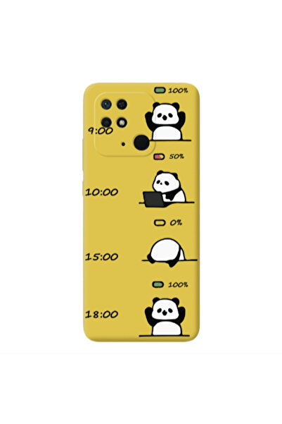 Other Xiaomi Redmi 10C My situation at work Yellow Colored Silicone TPU Θήκη