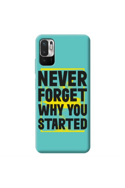 Other Xiaomi Redmi Note 10 Pro 5G Never Forget Turquoise Colored Silicone TPU...