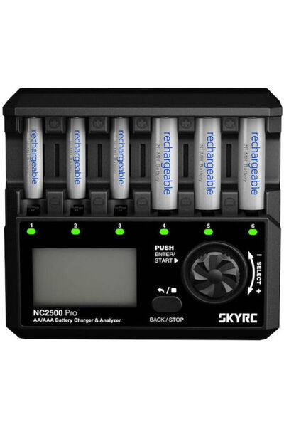 Other Φορτιστής Skyrc NC2500 Pro για 6 μπαταρίες Ni-Cd/Ni-MH μεγέθους AA/AAA