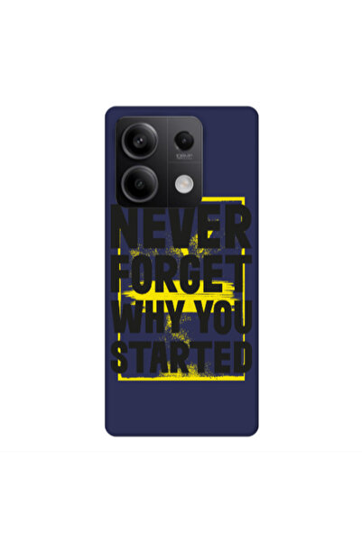 Other Xiaomi Redmi Note 13Pro 5G Never Forget Dark blue Colored Silicone TPU ...