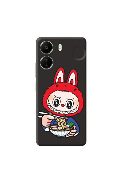 Other Xiaomi Redmi 13C Labubu 1 Black Colored Silicone TPU Θήκη