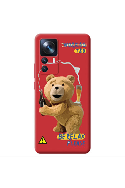 Other Xiaomi Mi 12T Be Relax Red Colored Silicone TPU Θήκη