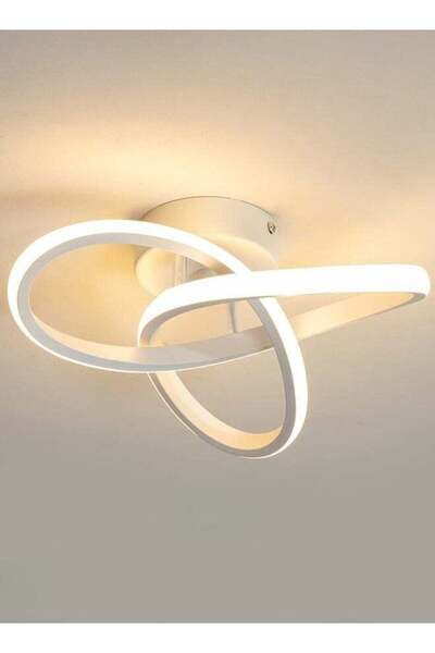 WALALLA Modern LED Ceiling Light Round Geometry Ceiling Lamp Chic Chandelier ...