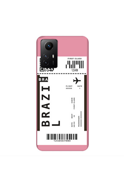 Other Xiaomi Redmi Note 12s Brazil BRA Pink Colored Silicone TPU Θήκη