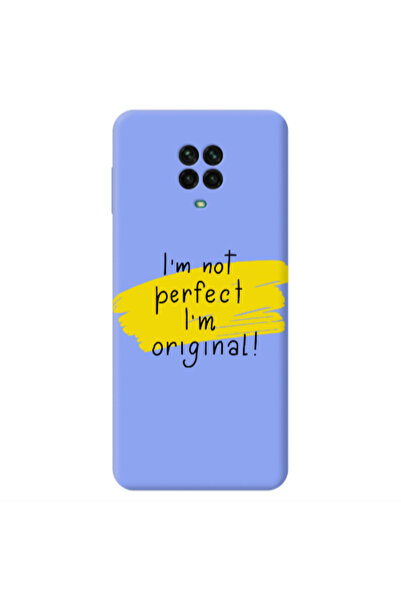 Other Xiaomi Redmi Note 9 Pro I m not perfect Light Purple Colored Silicone T...