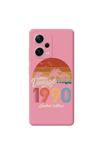Other Xiaomi Poco X5 Vintage Pink Colored Silicone TPU Θήκη