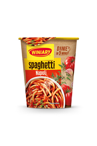 Winiary Spaghetti cu sos de roșii și ardei, 57g