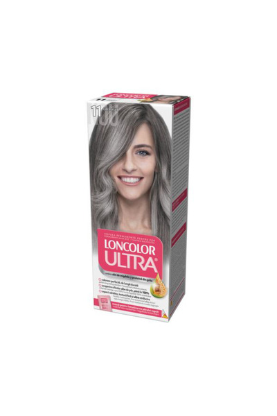 Loncolor Ultra Vopsea Permanenta pentru Par Loncolor Ultra, nuanta 11 gri reflex