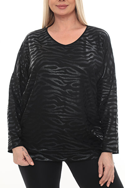 QRUVAZE Plus Size V-Neck