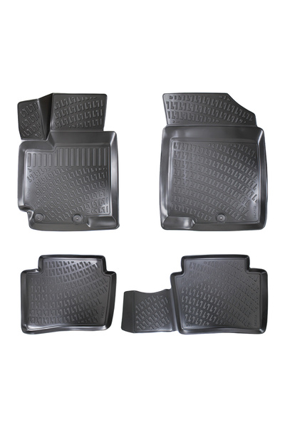 Umbrella Set de covorașe auto din cauciuc tip tavă pentru Kia Rio III 2011-2017