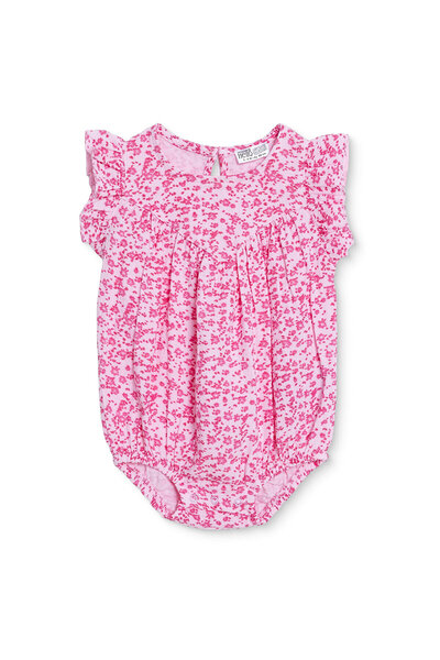 ebebek Hello Baby HelloBaby Kız Bebek Body Çiçek Baskılı Çıtçıtlı Bisiklet Ya...
