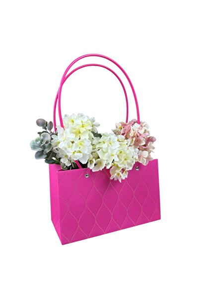 OEM Set 10 Pachete pentru Flori Hârtie Fucsie 22x13x10